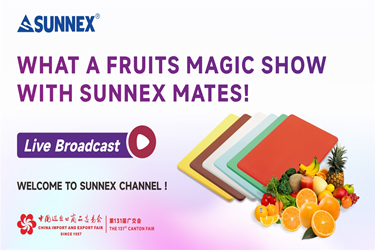 ช่างเป็นการแสดงมายากลผลไม้กับเขียง Sunnex mate ¼