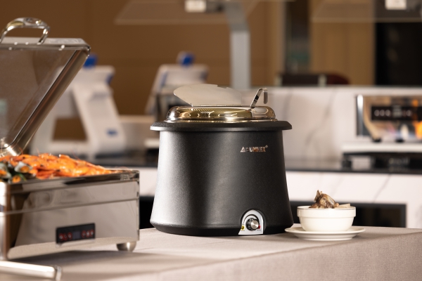 Galena Electric Soup Warmers 304 สแตนเลส Bain Marie