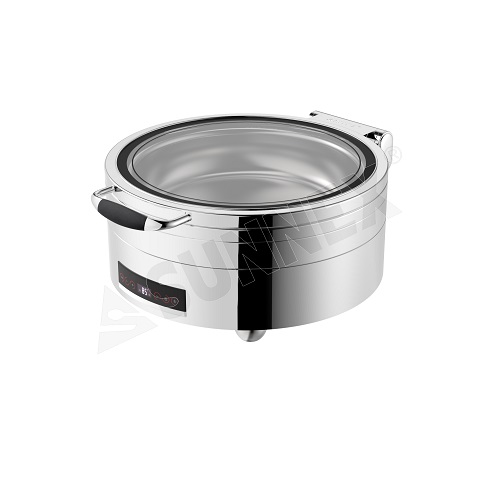 เครื่องล้างจาน Chafer บุฟเฟ่ต์ Stainless Steel Roma Round ปลอดภัยหรือไม่