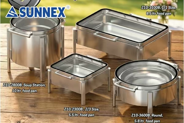 ยกระดับทุกบุฟเฟ่ต์ด้วย SUNNEX Stackable & Wind Chafers กลางแจ้ง
